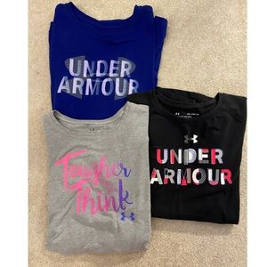 Under Armour Girls XL/Women’s XS Shirt Set (x3)